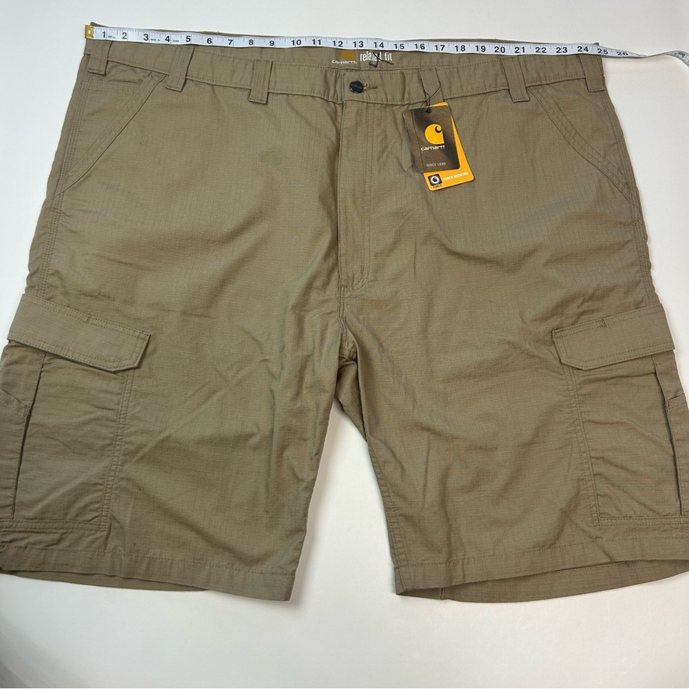 Carhartt Men’s Relaxed Fit Cargo Shorts Size 50x11 Khaki NWT